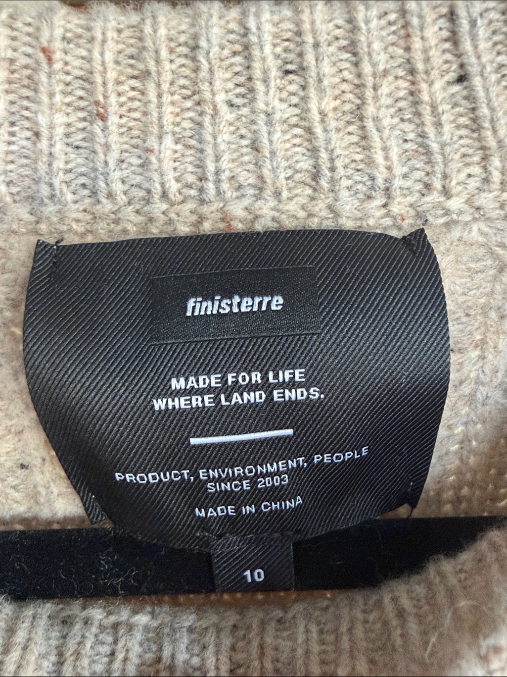 Finisterre Wool Mora Knit Sweater Pullover — image 2 of 5